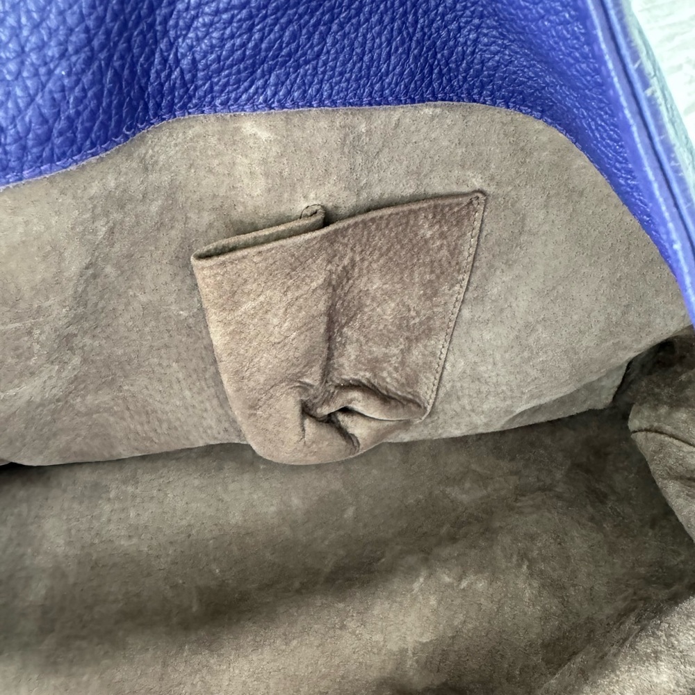 BOTTEGA VENETA Bottega Veneta intrecciato purple leather extra large bag. - Picture 9 of 11